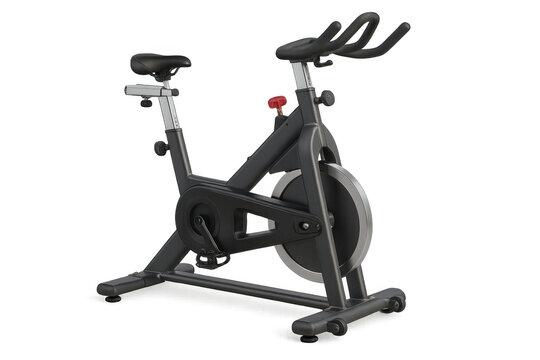 Spin exercise bike for indoor cycling workout and fitness - Powered by Adobe