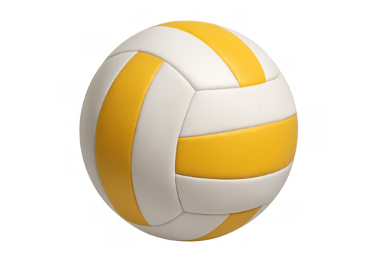 Volleyball ball isolated on transparent background