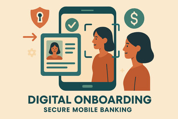Digital onboarding for secure mobile banking with identity verification