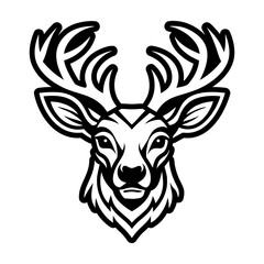 Pack of Glyph Style Deer Symbols 

