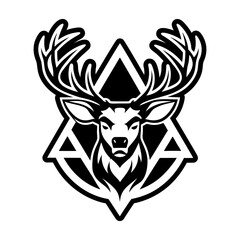 Pack of Glyph Style Deer Symbols 

