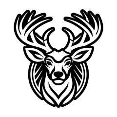 Pack of Glyph Style Deer Symbols 

