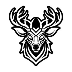 Collection of Glyph Style Deer Logos 

