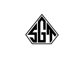 SGT Custom Monogram Logo Design.