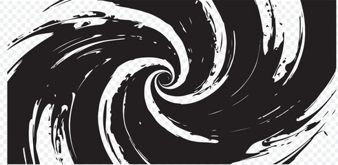Abstract grunge spiral brush stroke background