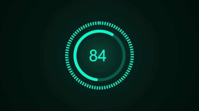 Loading circle icon line buffering and circular loading loop