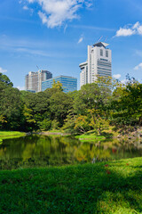 Fototapeta premium Koishikawa Korakuen in late Summer - A traditional Japanese garden