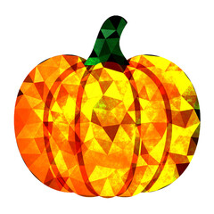 モザイク×かぼちゃ(オレンジ)