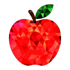 モザイク×りんご(赤)