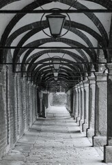 old historic and beautiful alleyway in Lübeck