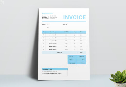 Minimal Invoice