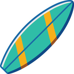 Surfboard Vector Illustration