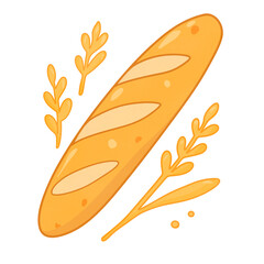 vector illustration of bread
