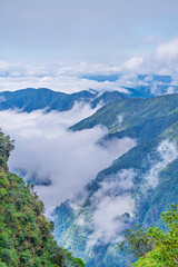 Majestic Mountain and Sea of Clouds Landscape