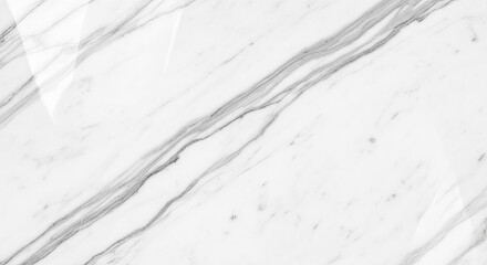 Obraz premium Carrara White Marble Texture Background with Elegant Veins and Smooth Surface