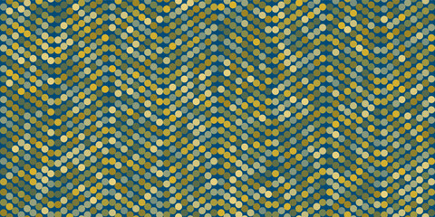 Abstract spotted vector pattern with colorful dots forming wavy zigzag lines. Modern geometric background design, perfect for digital art, decoration, wallpaper, or creative templates.