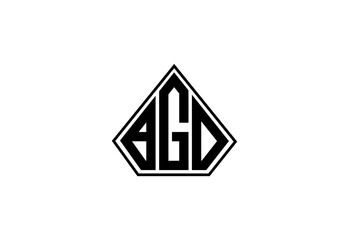 BGD Custom Monogram Logo Design.