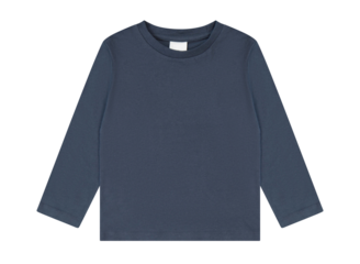 Long sleeve tshirt isolated on transparent background for toddler boy or girl