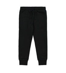 Black jogger sweatpants isolated on transparent background for toddler boy or girl