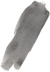 Abstract Watercolor Brushstroke Texture On Transparent Background