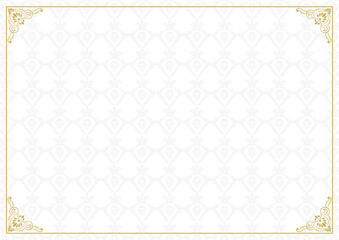 柄入りアンティークフレーム背景22