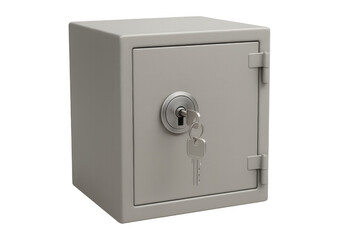 Metal safe box with key for security protection