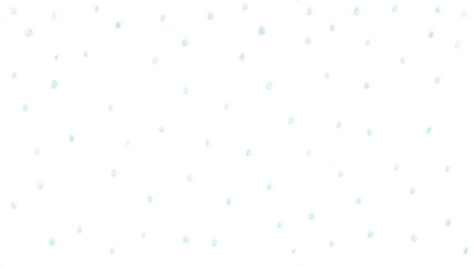 雨t195-0,Hand drawn blue water drop pattern on white background