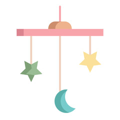 hanging toy flat icon design