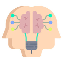 innovative ideas flat icon design