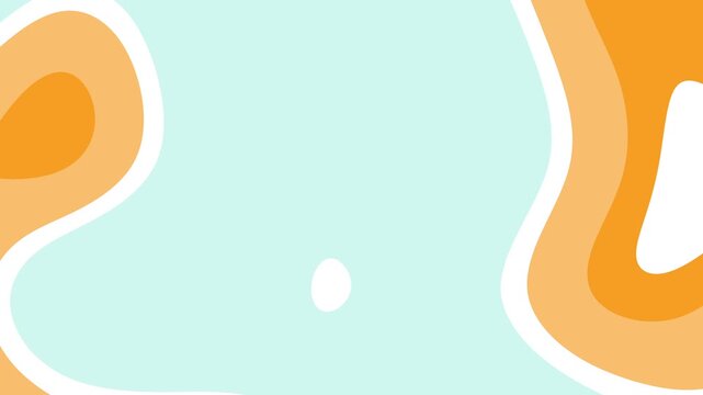 Tropical Orange Flow &ndash; Minimal 4K Motion Loop