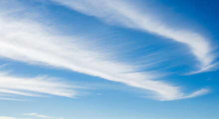 Fototapeta premium Peaceful White Cloud on Blue Sky – Beautiful Serene Stock Photo