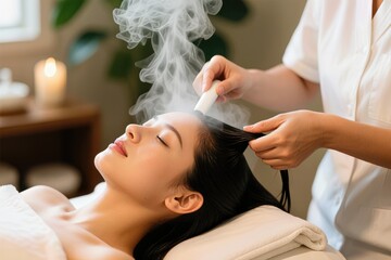 hair spa steam treatment