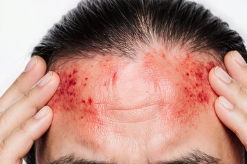 redness of the skin on the face