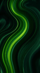 Obraz premium abstract green background with waves