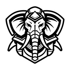Pack of Glyph Style Elephant Symbols 


