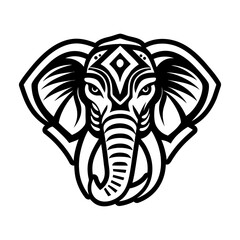Pack of Glyph Style Elephant Symbols 


