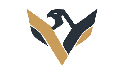 eagle icon logo custom vector