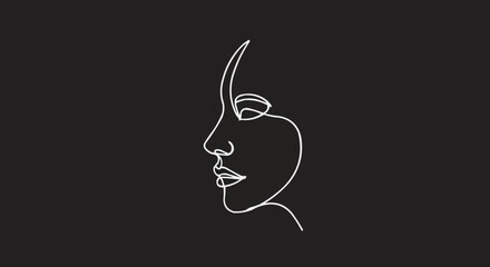 A illustration of vector logo with simple color