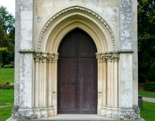 Ornate chapel entrance