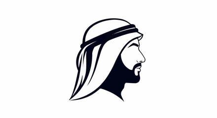 A illustration of vector logo with simple color 