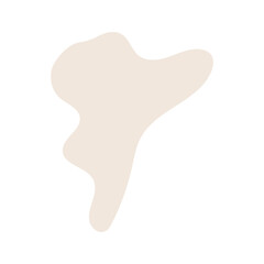 abstract blobs pastel brown for background