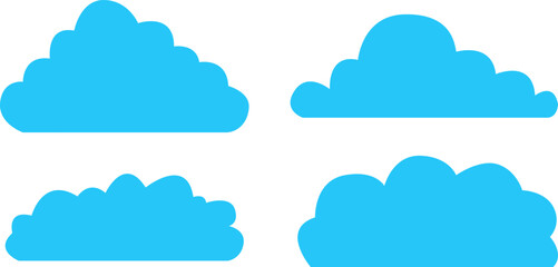 Collection cloud computing icons