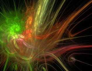 Imaginatory fractal abstract background Image
