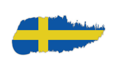 Sweden flag, fragment