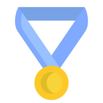 medal flat icon design