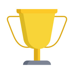 trophy flat icon design