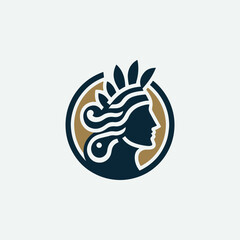 Roman Goddess Logo