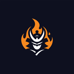Samurai Burning Logo