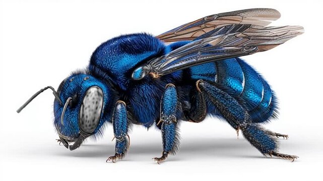 blue carpenter bee xylocopa caerulea