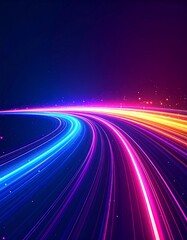 Light streaks abstract